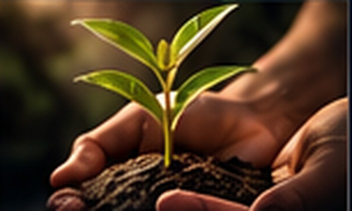 Young plant representing future growth
